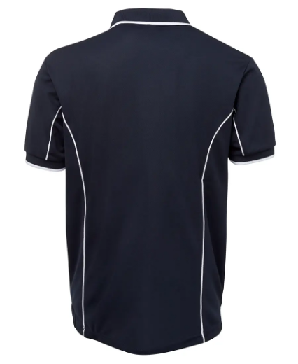 Picture of JB's Wear, Podium S/S Piping Polo- Navy/White Size XS